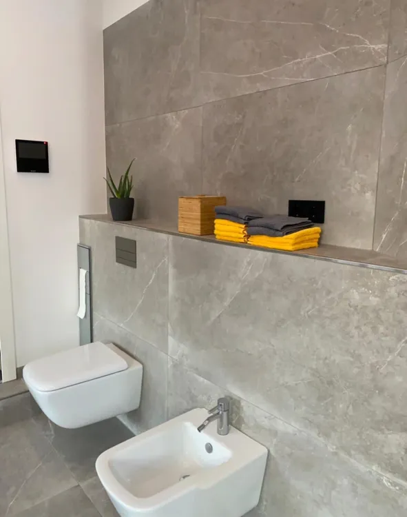 Badezimmerdetail aus einem Komplettbad der Hermann Moritz GmbH & Co. KG